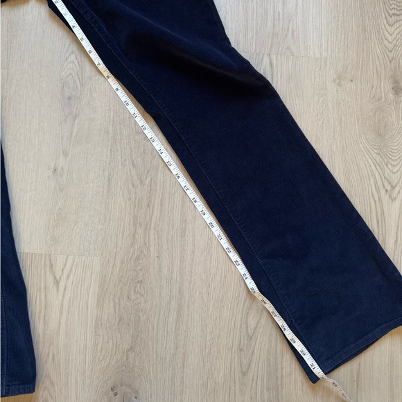 Anthropologie Pilcro and the Letterpress Stet Dark Blue Corduroy Pants Size 32 - Picture 7 of 10